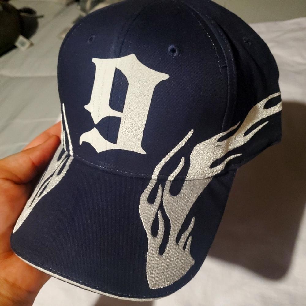 Flame trucker hat